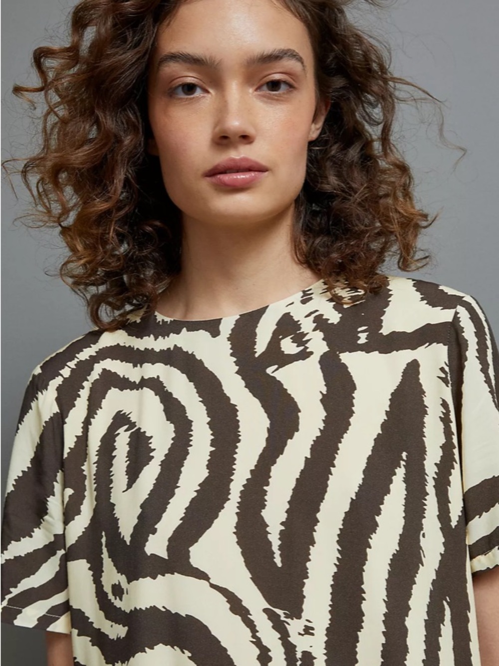 Anthropologie Corey Lynn Calter Zebra Maxi Tee Dress Size XSP - Picture 3 of 14